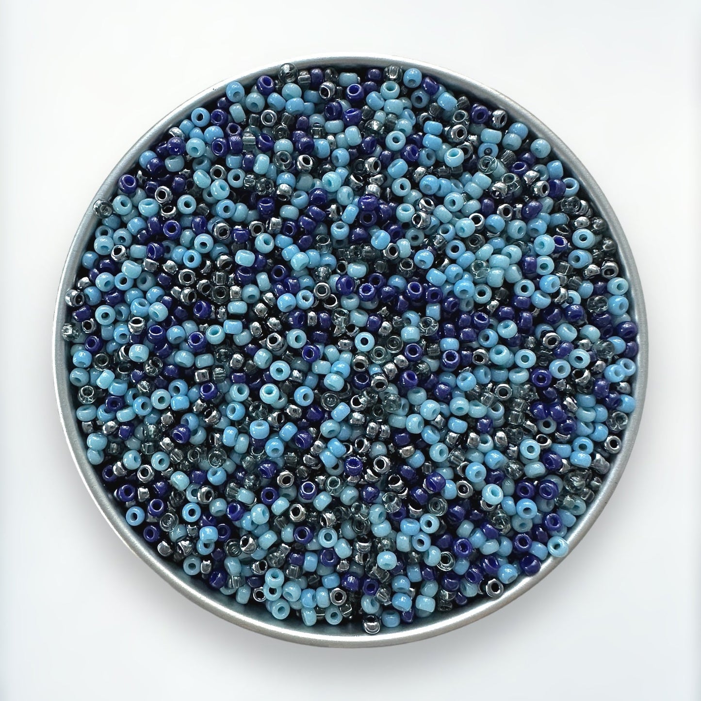 Denim Blues 11/0 Miyuki Seed Bead Mix - The Bead Mix