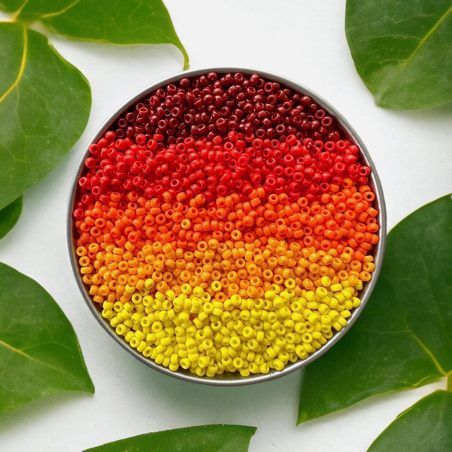 Fiery Sunset 11/0 Miyuki Seed Bead Mix - The Bead Mix