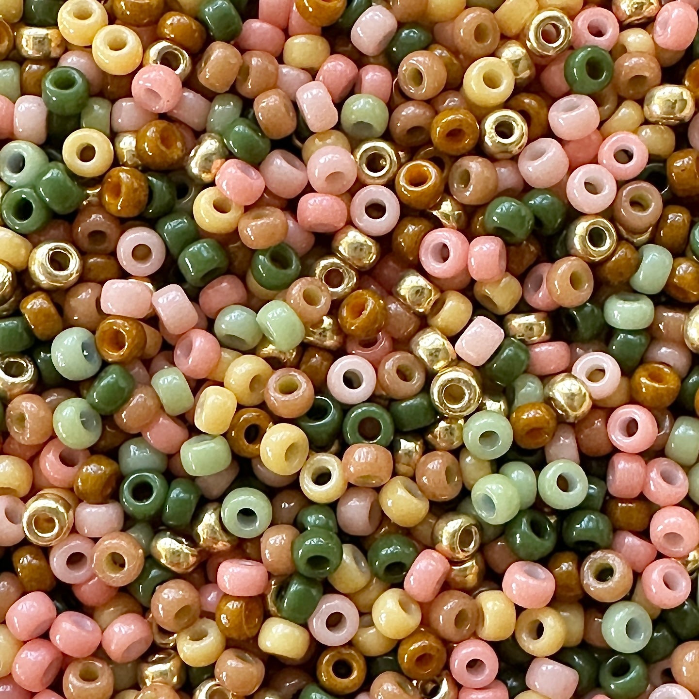 Gingerbread 11/0 Miyuki Seed Bead Mix - The Bead Mix