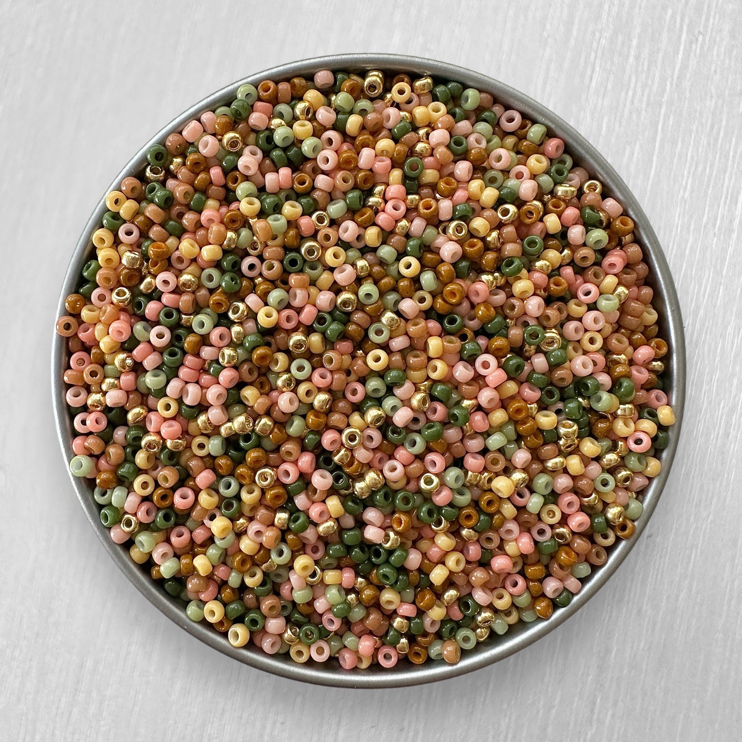 Gingerbread 11/0 Miyuki Seed Bead Mix - The Bead Mix