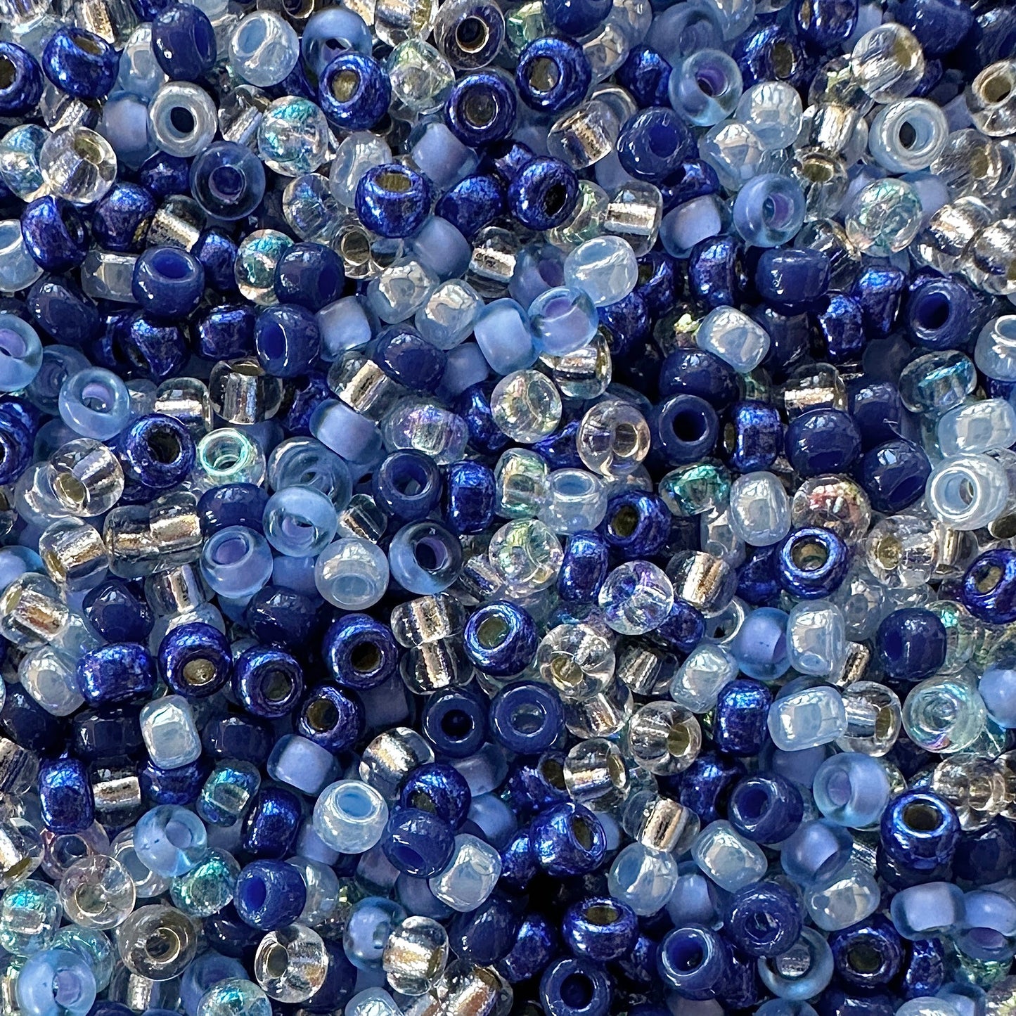 Icy Blue 11/0 Miyuki Seed Bead Mix - The Bead Mix