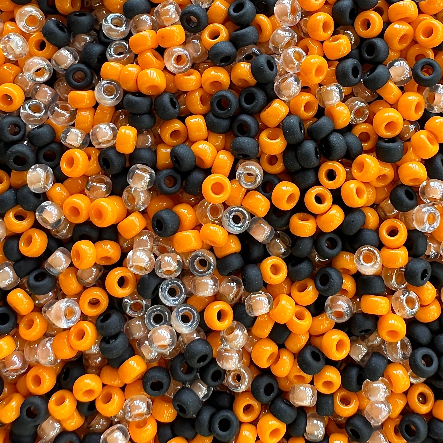 Jack-O'-Lantern 11/0 Miyuki Seed Bead Mix - The Bead Mix