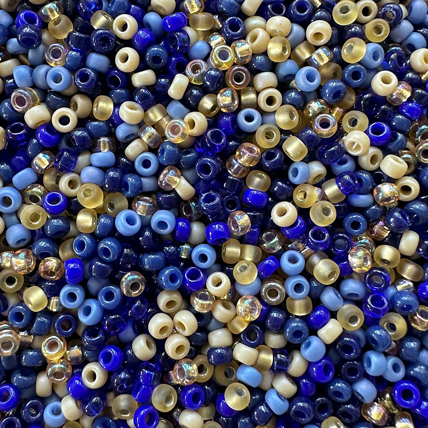 Lapis Lazuli 11/0 Miyuki Seed Bead Mix - The Bead Mix