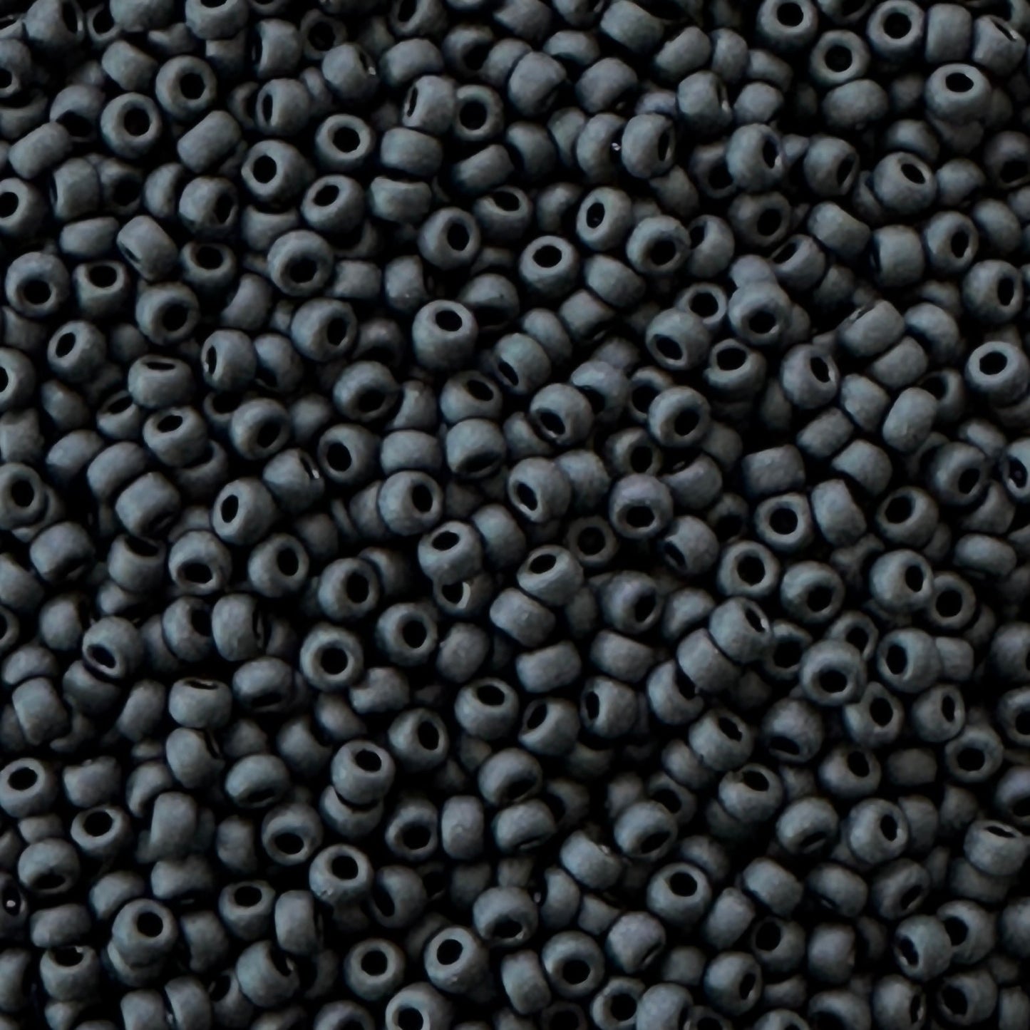 Matte Black 401F Miyuki 11/0 Seed Beads offered for sale by The Bead Mix