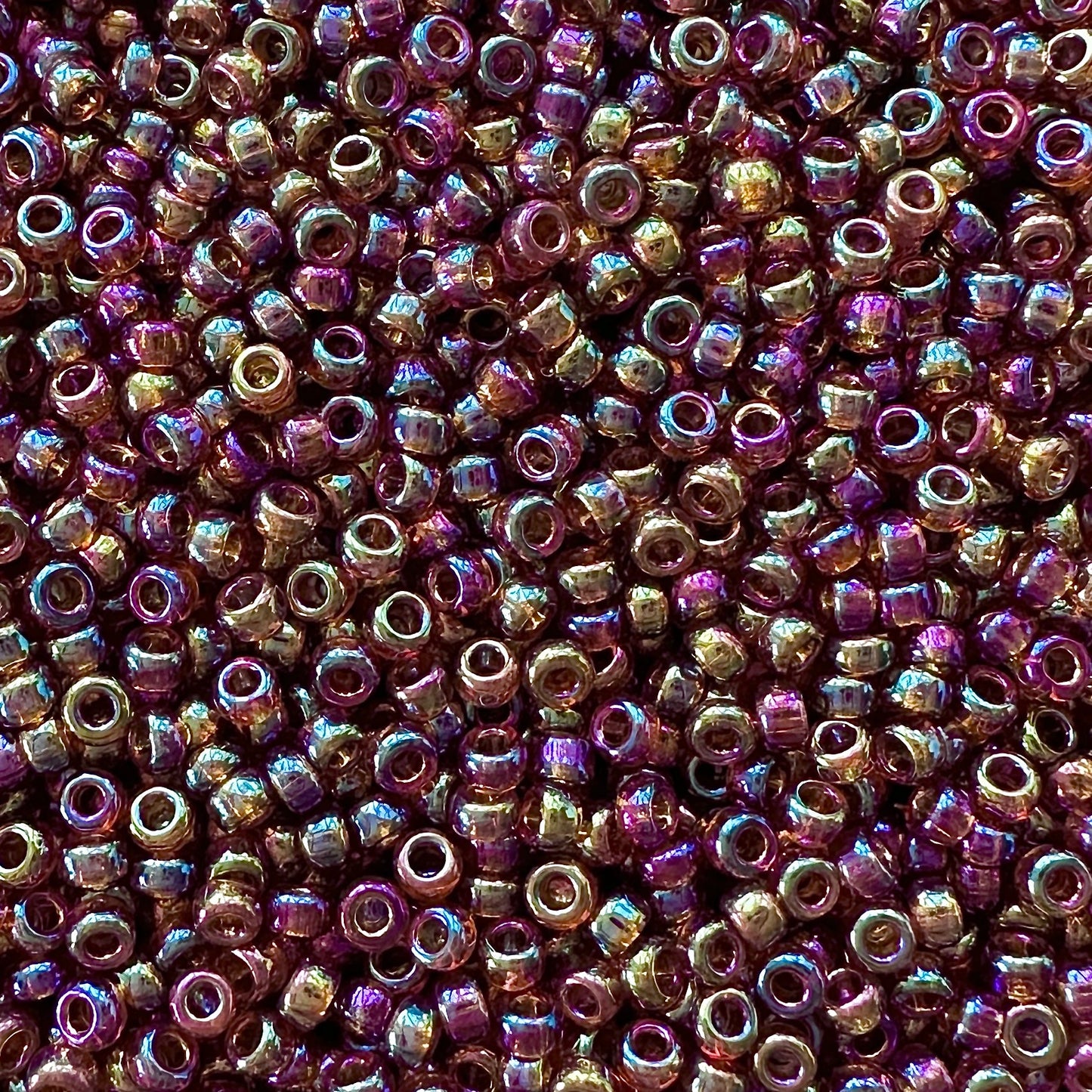 Miyuki 11-257 Transparent Topaz AB - The Bead Mix