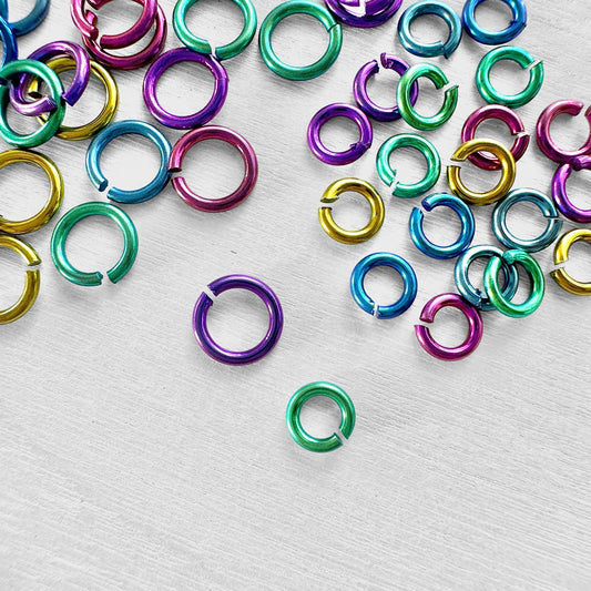 Multicolor Niobium Jump Ring Set - The Bead Mix
