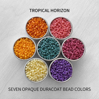 Tropical Horizon Miyuki 11/0 Delica Bead Set - The Bead Mix