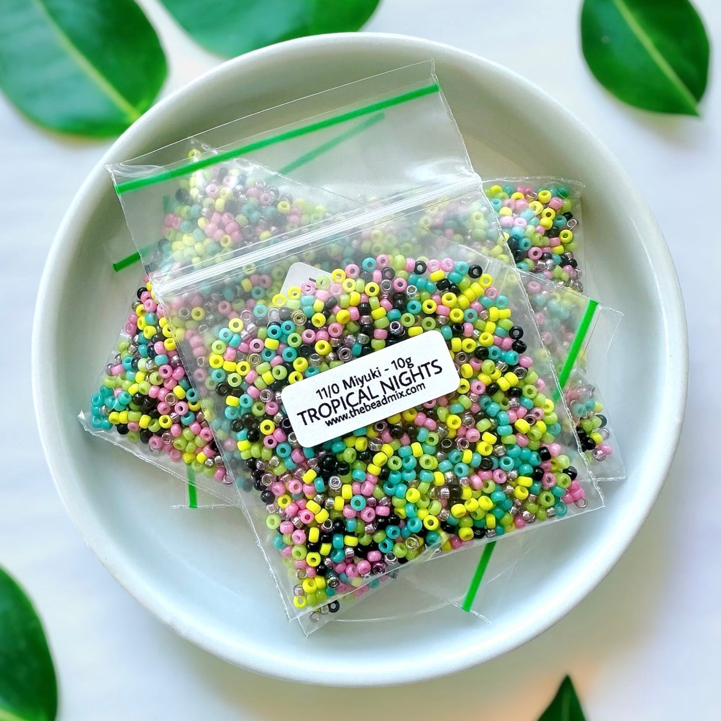 Tropical Nights 11/0 Miyuki Seed Bead Mix - The Bead Mix
