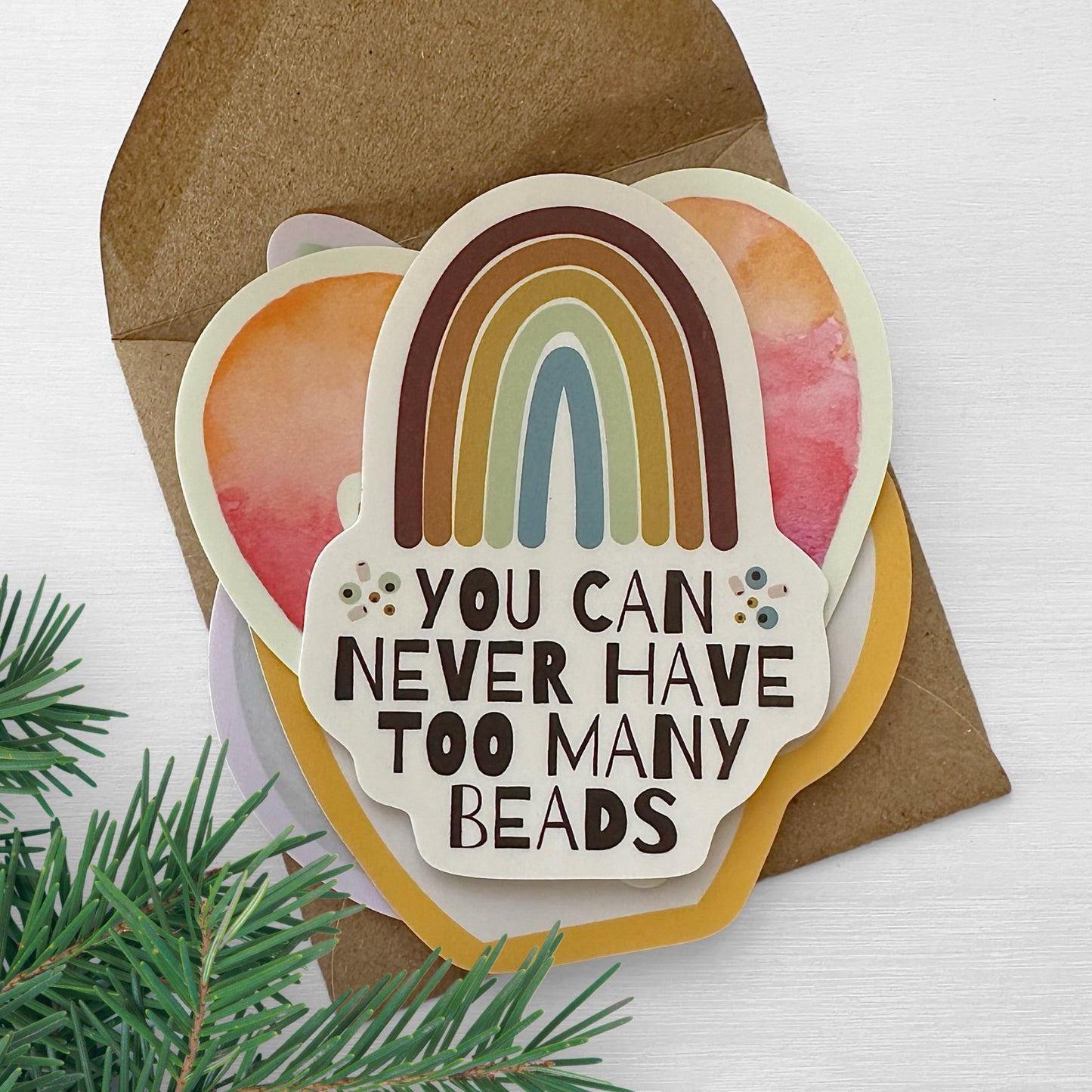 Vinyl Beading Sticker - You Can Never Have Enough Beads - The Bead Mix
