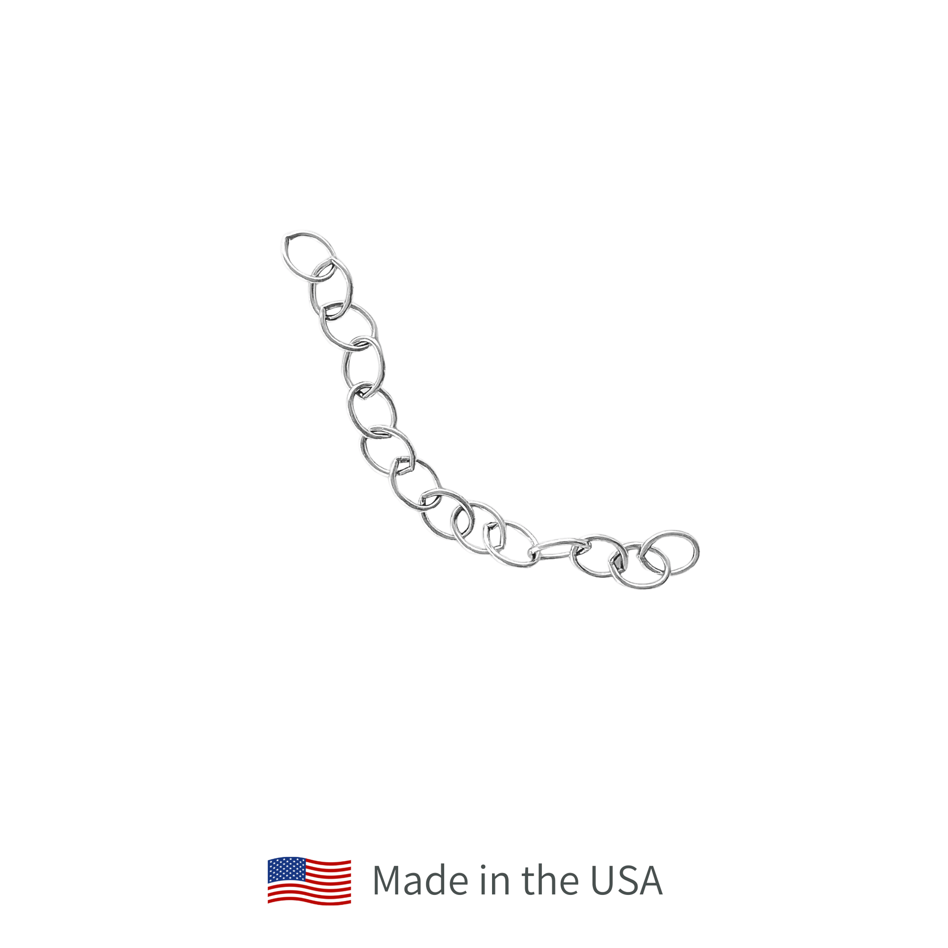 2" Sterling Silver Extender Chain - The Bead Mix