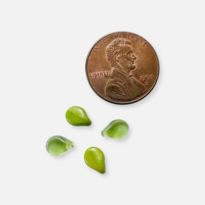 5 x 7mm Czech Glass Leaf Beads (Pips) - The Bead Mix