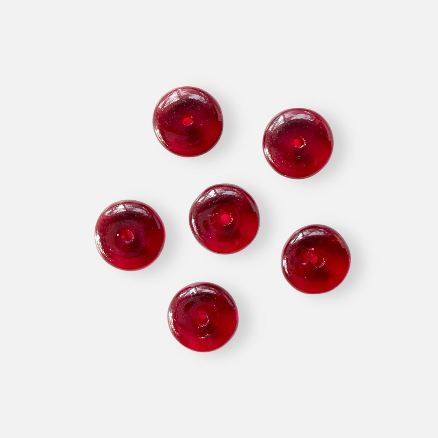 8mm Czech Glass Saucer Beads - The Bead Mix