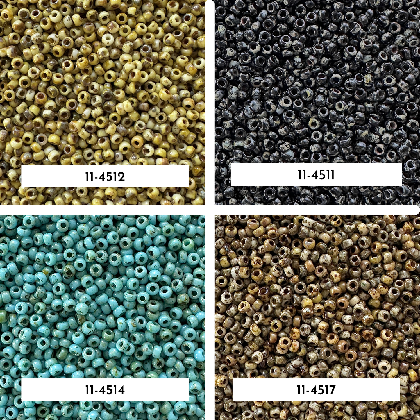 Picasso Miyuki 11/0 Seed Bead Set - 8 Colors