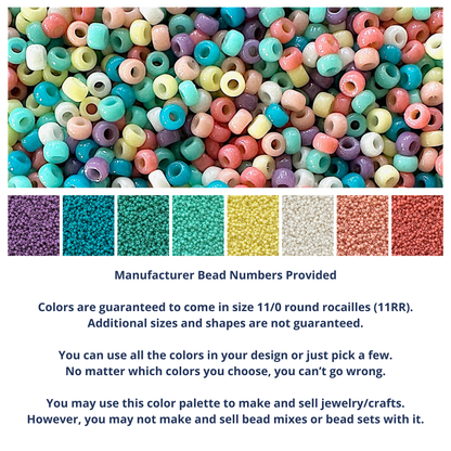 Art Deco 11/0 Miyuki Bead Mix Recipe & Color Palette (DIGITAL)