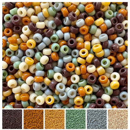 Autumn Fog Miyuki Bead Color Palette