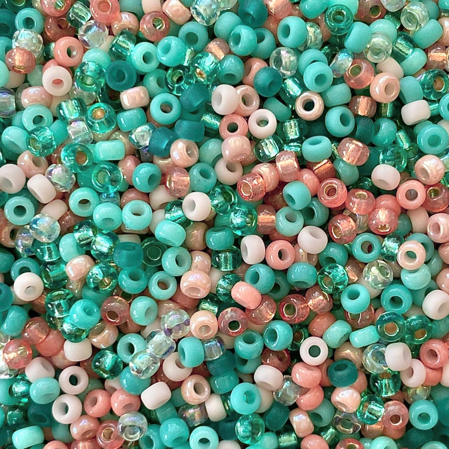 Coastal Peach Miyuki Bead Mix Recipe & Color Palette (ROUND ONLY)
