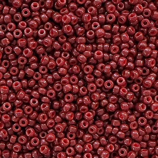Miyuki 11-4470 Duracoat Opaque Brick Red