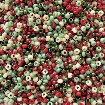 Winter Berries 11/0 Miyuki Seed Bead Mix