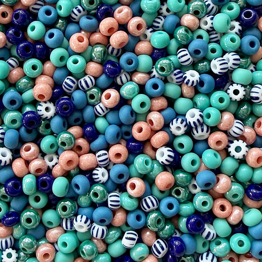 Mediterranean 6/0 Czech Seed Bead Mix