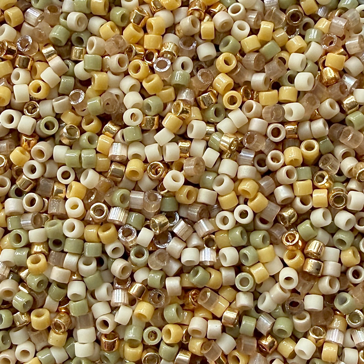 Pina Colada 11/0 Miyuki Delica Bead Mix