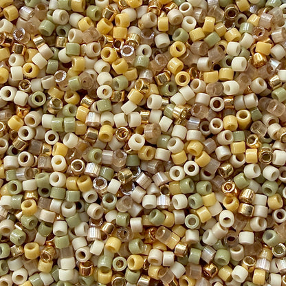 Pina Colada 11/0 Miyuki Delica Bead Mix