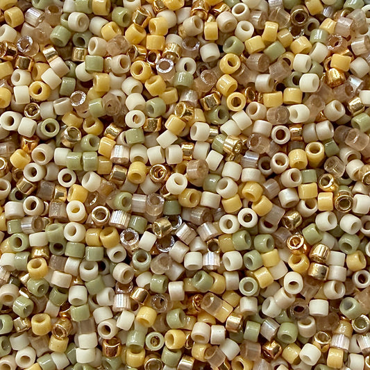 Pina Colada 11/0 Miyuki Delica Bead Mix