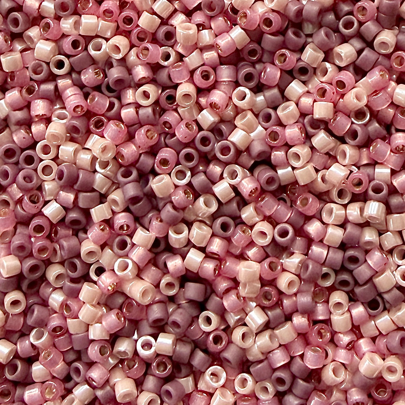 Rouge 11/0 Miyuki Delica Bead Mix
