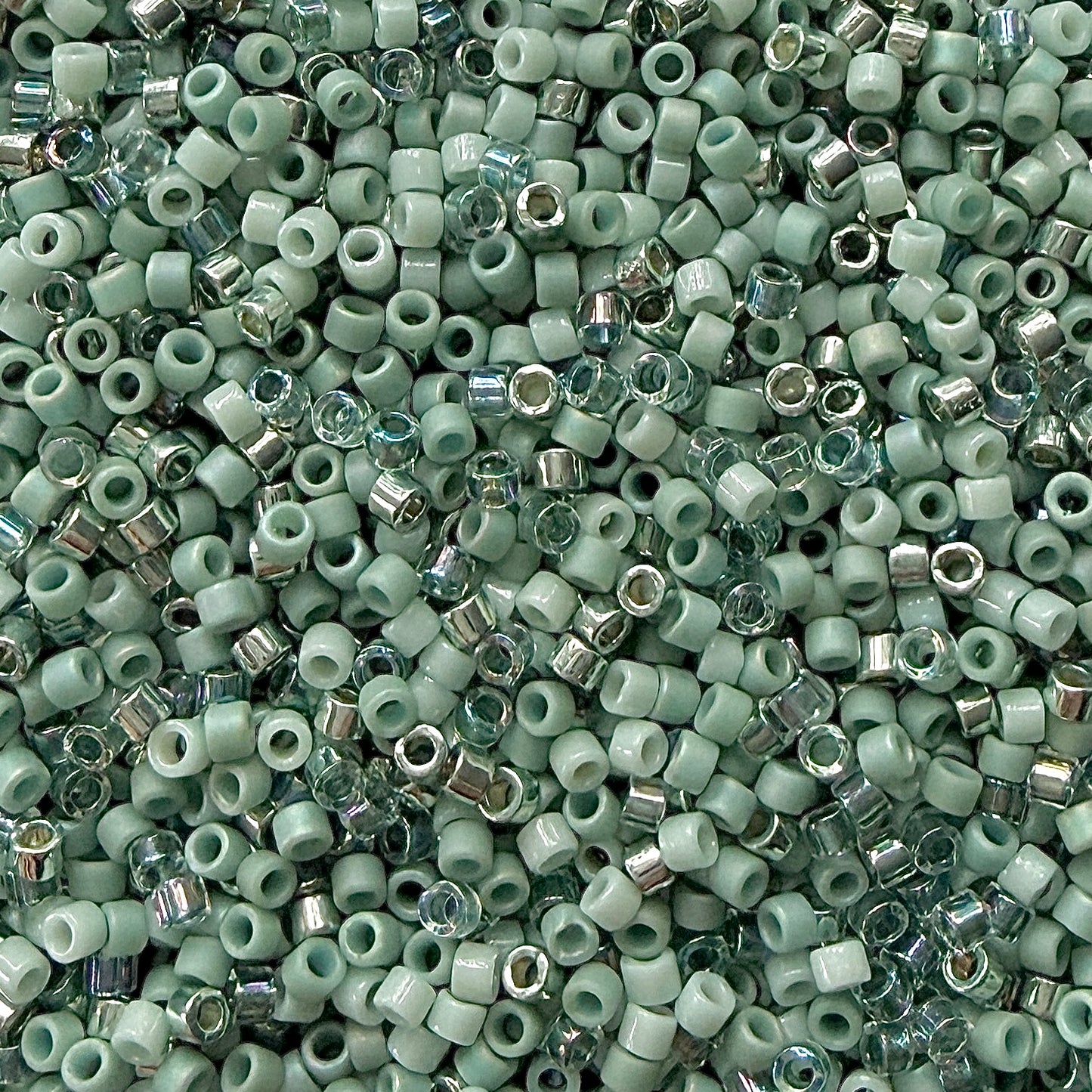 Sea Foam 11/0 Miyuki Delica Bead Mix