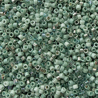 Sea Foam 11/0 Miyuki Delica Bead Mix