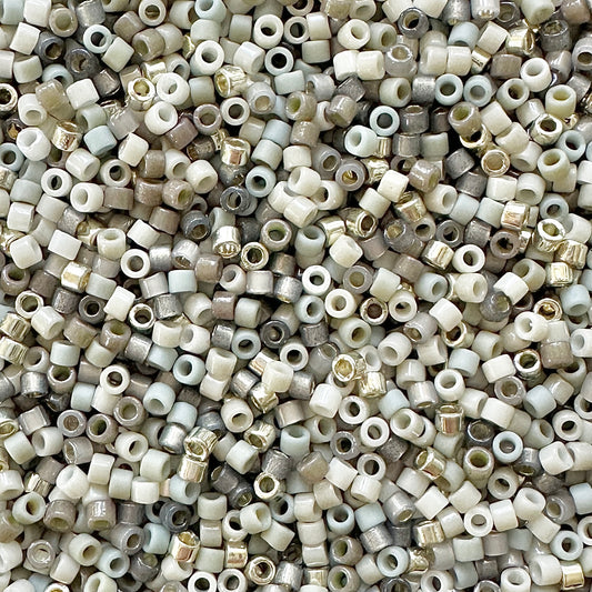 Gray Area 11/0 Miyuki Delica Bead Mix