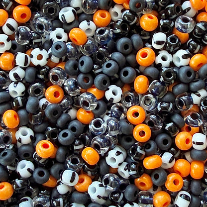Jack O'Lantern 6/0 Czech Seed Bead Mix