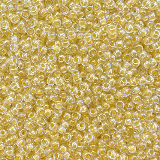Miyuki 11-273 Yellow Lined Crystal AB