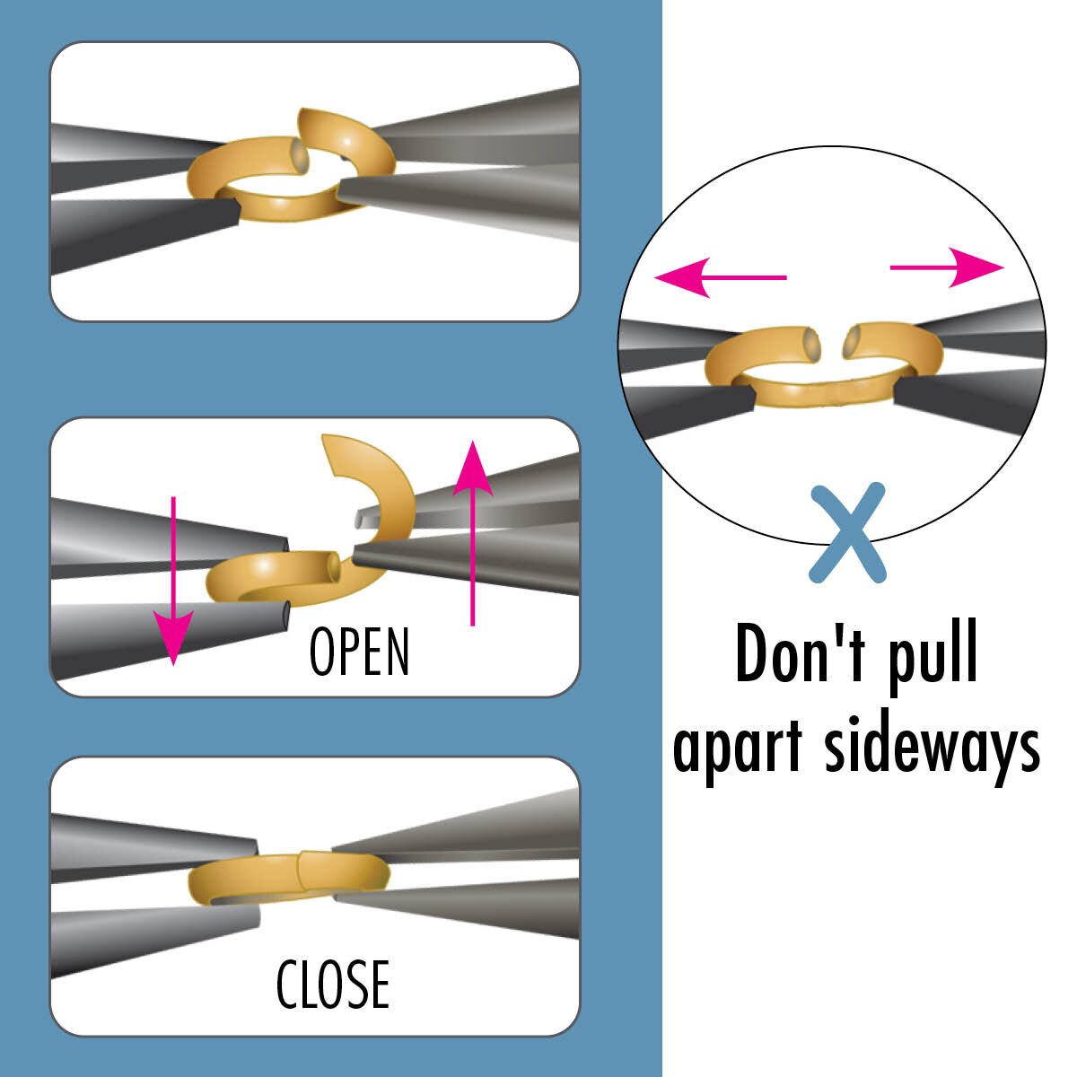 Stainless Steel Open Jump Rings - 21 gauge