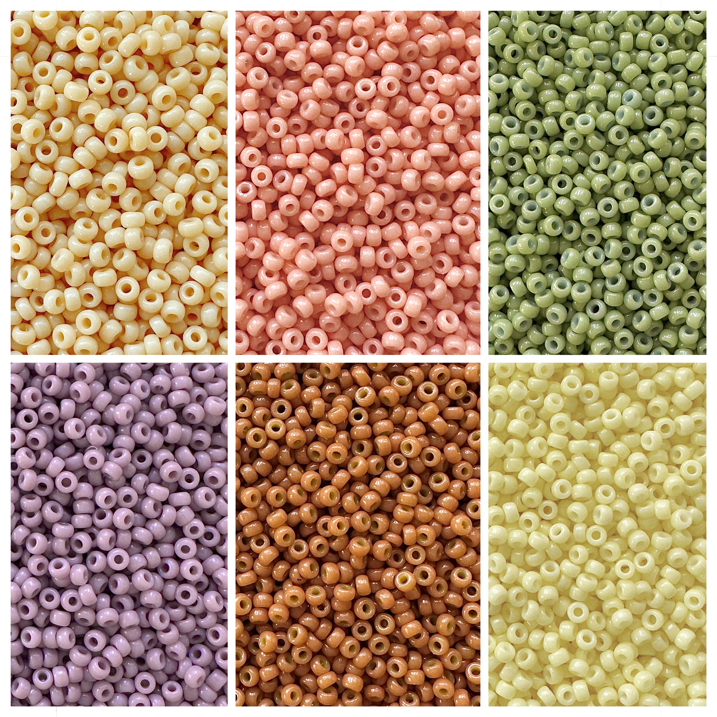Macaron Miyuki Bead Color Palette (ROUND & DELICA)