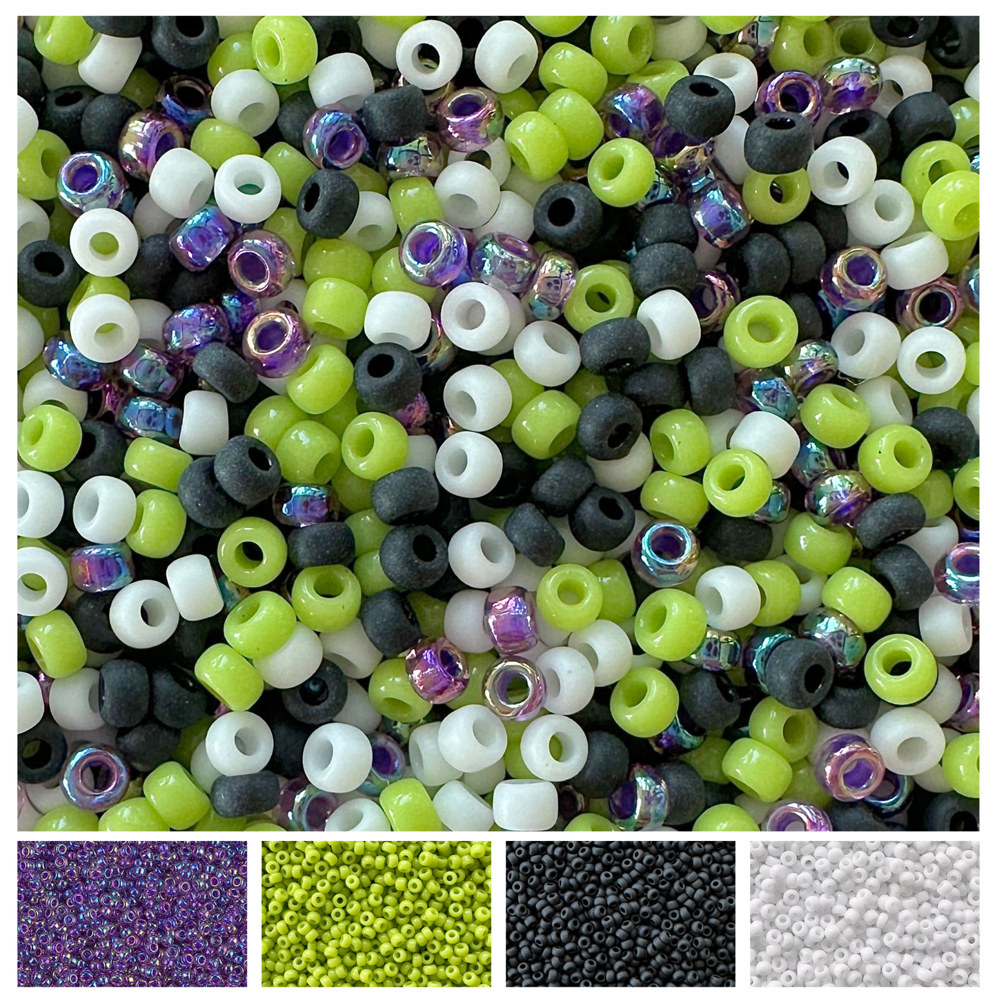 Monster Mash Miyuki Bead Color Palette