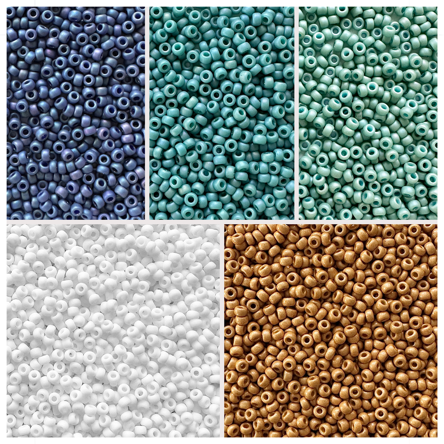 Ocean Miyuki Bead Color Palette (ROUND & DELICA)