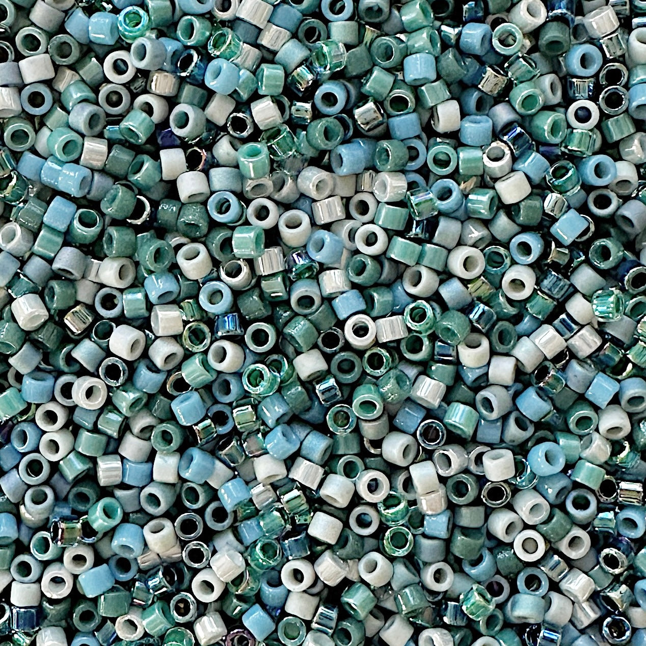 Rough Seas 11/0 Miyuki Delica Bead Mix
