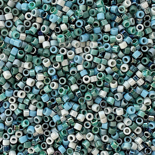 Rough Seas 11/0 Miyuki Delica Bead Mix