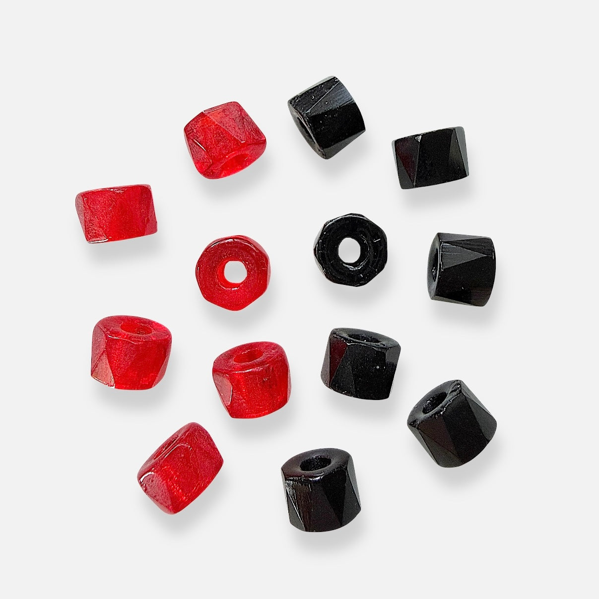 6mm Czech Glass Fire Polished Pony Beads