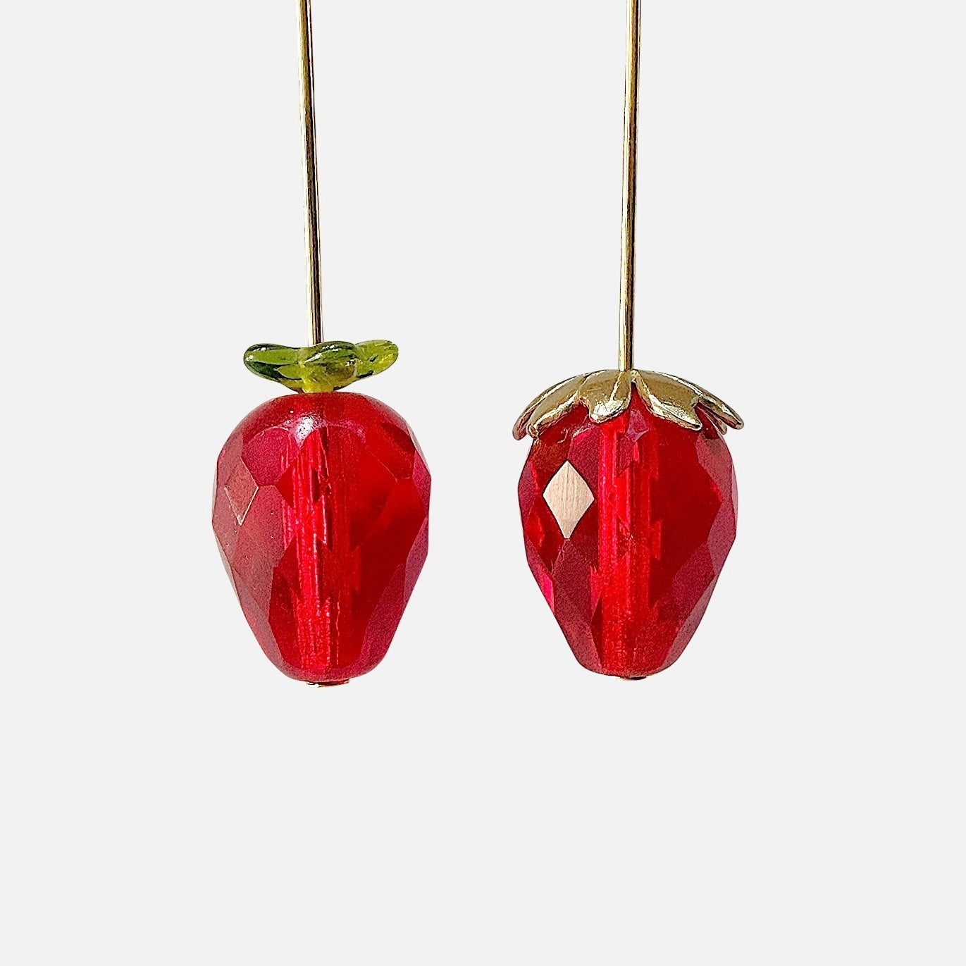 Beads to Make Strawberry Charms