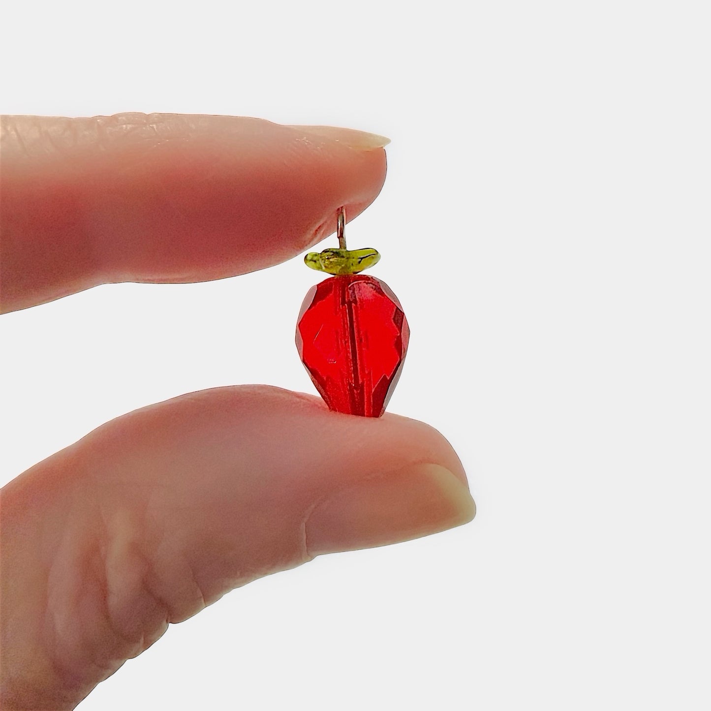 Beads to Make Strawberry Charms