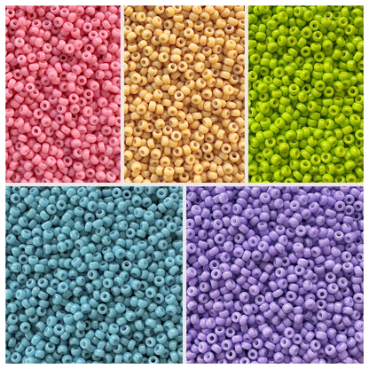 Rainbow Sherbet Miyuki Bead Color Palette (ROUND & DELICA)
