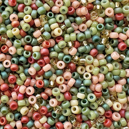 Retro Christmas Miyuki Bead Mix Recipe & Color Palette (DIGITAL)