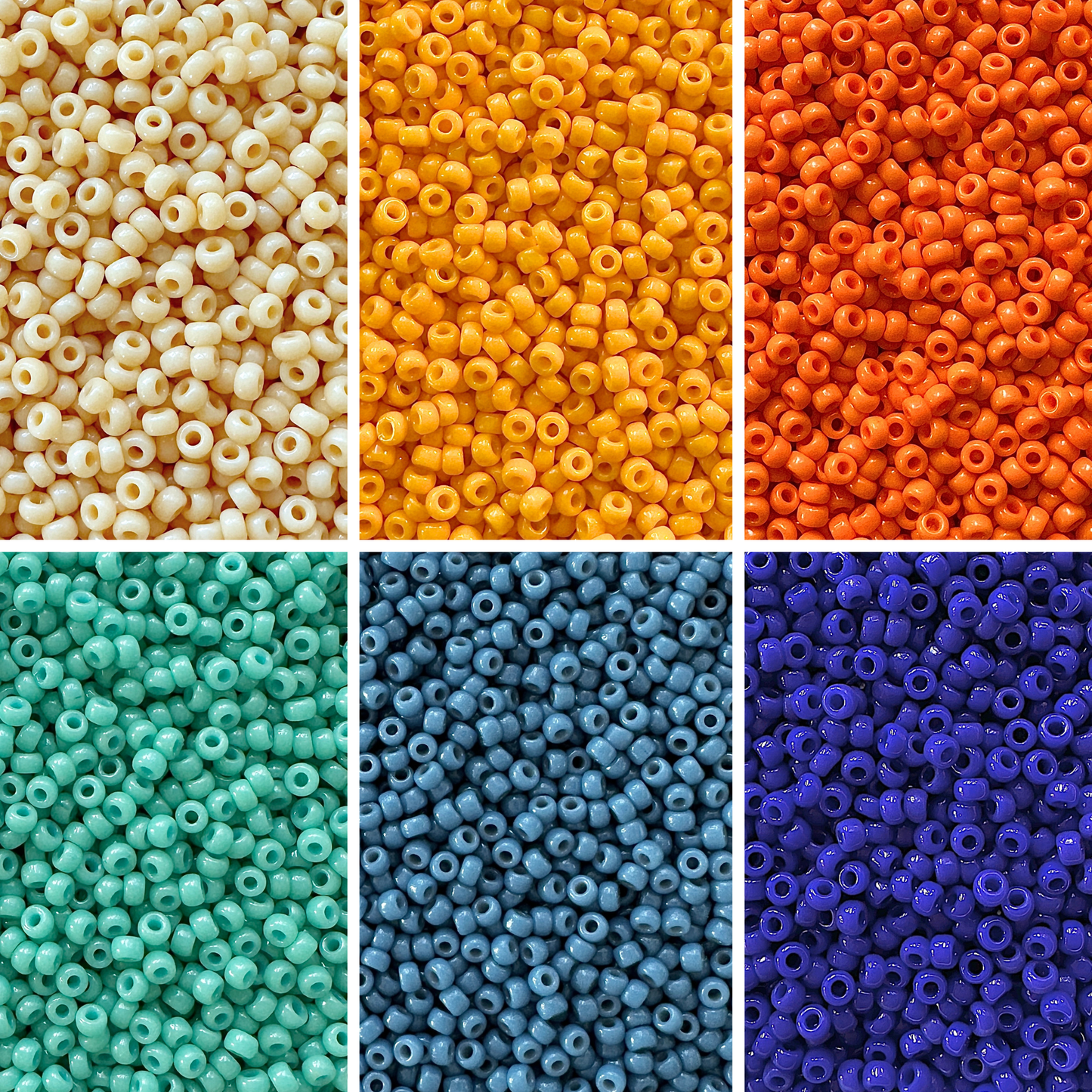 Retro Summer Miyuki Bead Color Palette (ROUND & DELICA)