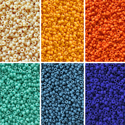Retro Summer Miyuki Bead Color Palette (ROUND & DELICA)