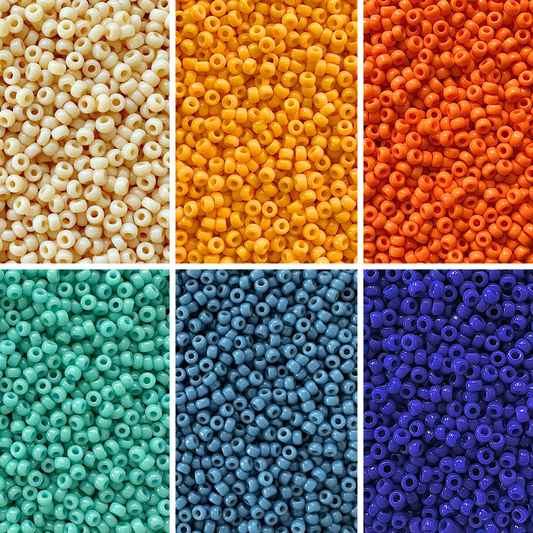 Retro Summer Miyuki Bead Color Palette (ROUND & DELICA)