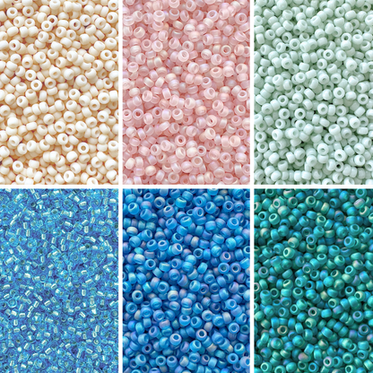 Seashells Miyuki Bead Color Palette (ROUND & DELICA)