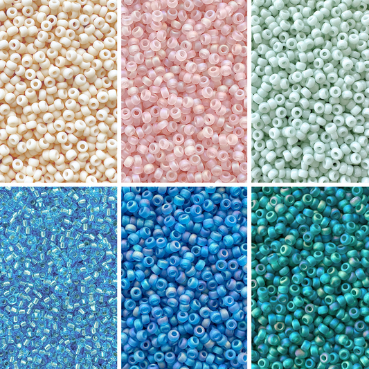 Seashells Miyuki Bead Color Palette (ROUND & DELICA)