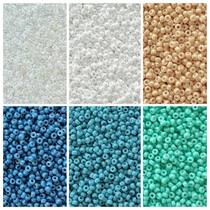 Seaside Miyuki Bead Color Palette (ROUND & DELICA)