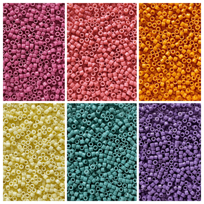 Tropical Horizon Miyuki Bead Color Palette (ROUND & DELICA)